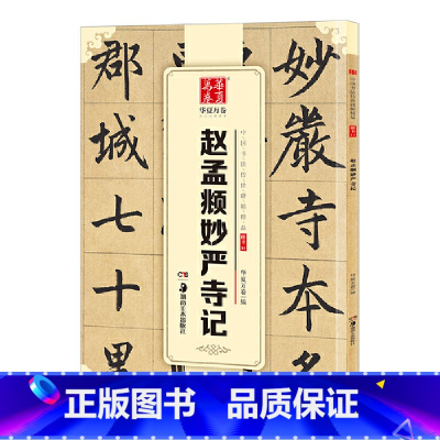[正版] 书籍 中国书法传世碑帖精品 楷书11:赵孟頫妙严寺记