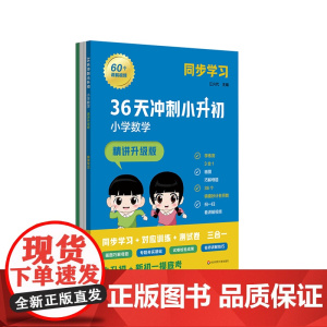 36天冲刺小升初 小学数学 精讲升级版 同步学习 小学教辅训练测试模拟题 小初衔接 华东师范大学出版社