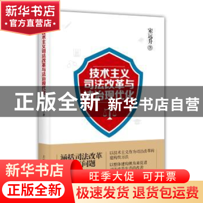 正版 技术主义司法改革与法治现代化 宋远升著 上海人民出版社 97