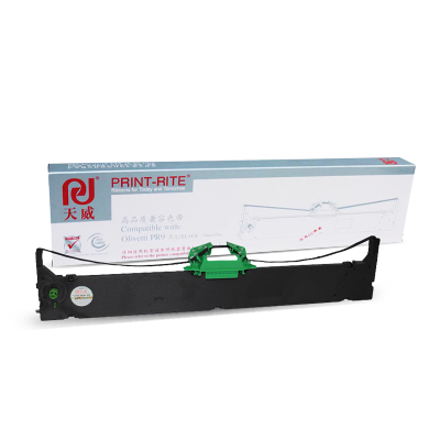 天威PR9-色带黑直芯单支装适用OLIVETTIPR9色带芯：12m*7mm黑色