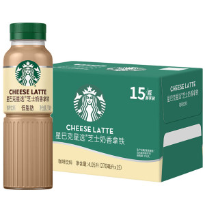 星巴克(Starbucks)星选 芝士奶香拿铁270ml*15瓶