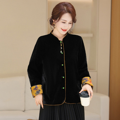 年女装中年妈妈装衣服时尚女装大码休闲外套女40-60岁女士秋