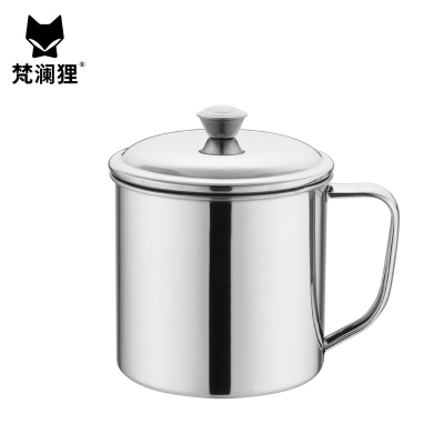 梵澜狸不锈钢带盖口杯茶缸P98 个