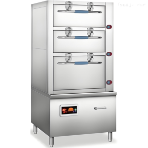 电热款海鲜蒸柜商用款三门电蒸柜/1000*860*1800mm/24KW/ 380V/厚度0.8