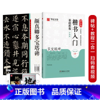 [正版]毛笔字帖 颜真卿楷书入门基础教程:多宝塔碑(升级版) 成人初学者软笔教程学生毛笔书法楷书字帖 书籍