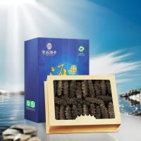 宫品海参3A淡干海刺参中等个头80-100只500克家庭盒装