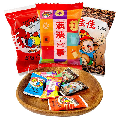 喔喔奶糖袋装30g满糖喜事佳佳奶糖婚庆结婚喜糖年货休闲零食品