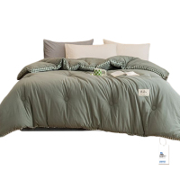 安居先森天丝磨毛大豆纤维被冬被单人150*200cm 1700g D2197(条)