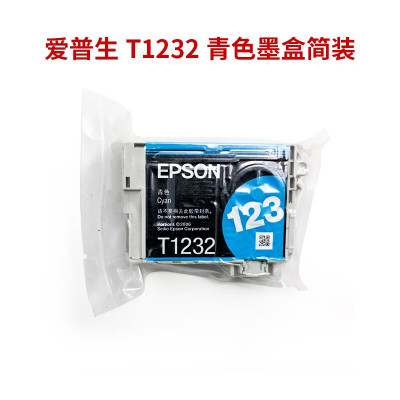 爱普生(EPSON) T1232 原装蓝色 1232墨盒ME1100 ME80W ME700FW 650FN打印机