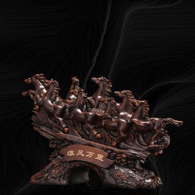 美帮汇马摆件生肖马工艺品办公室桌面装饰客厅电视柜酒柜装饰品