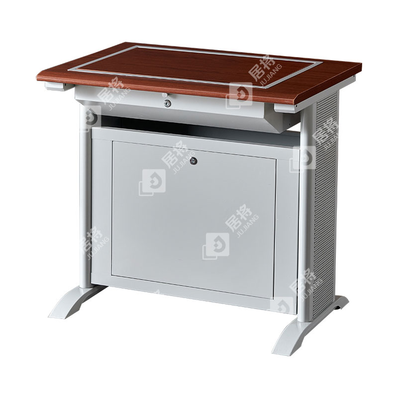 居将 JJ4012404 隐藏式翻转电脑桌培训桌教室机房多媒体学习桌办公桌A款单人位