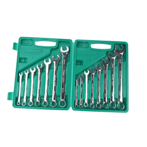 长鹿 镜面高档两用扳手组套 15PCS