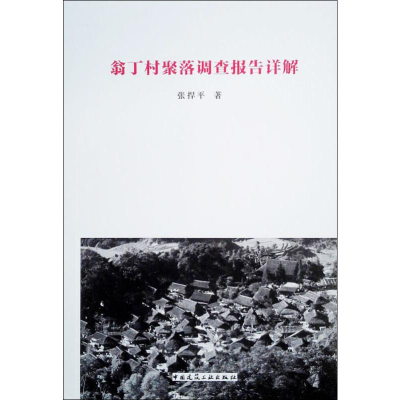 [M]丁村聚落调查报告详解-9787112234622