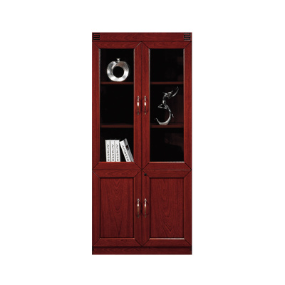 中豫鑫泽 ZYXZ4052411木质文件柜油漆贴木皮资料柜书柜 二门