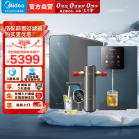 美的(Midea)净水器家用净水机星河1000GPRO直饮机RO滤芯0阻垢剂全时零陈水反渗透+管线机240-D+前置25