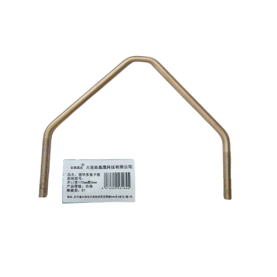 宏鑫晟志 镀锌多角卡箍 开口宽170mm*粗8mm 个