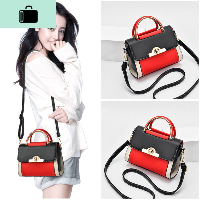 2020夏季新款拼色女士包包斜挎时尚女包单肩手提包潮NEWLAKE