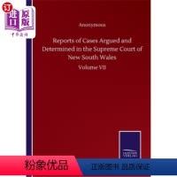 [正版]海外直订Reports of Cases Argued and Determined in the Supre