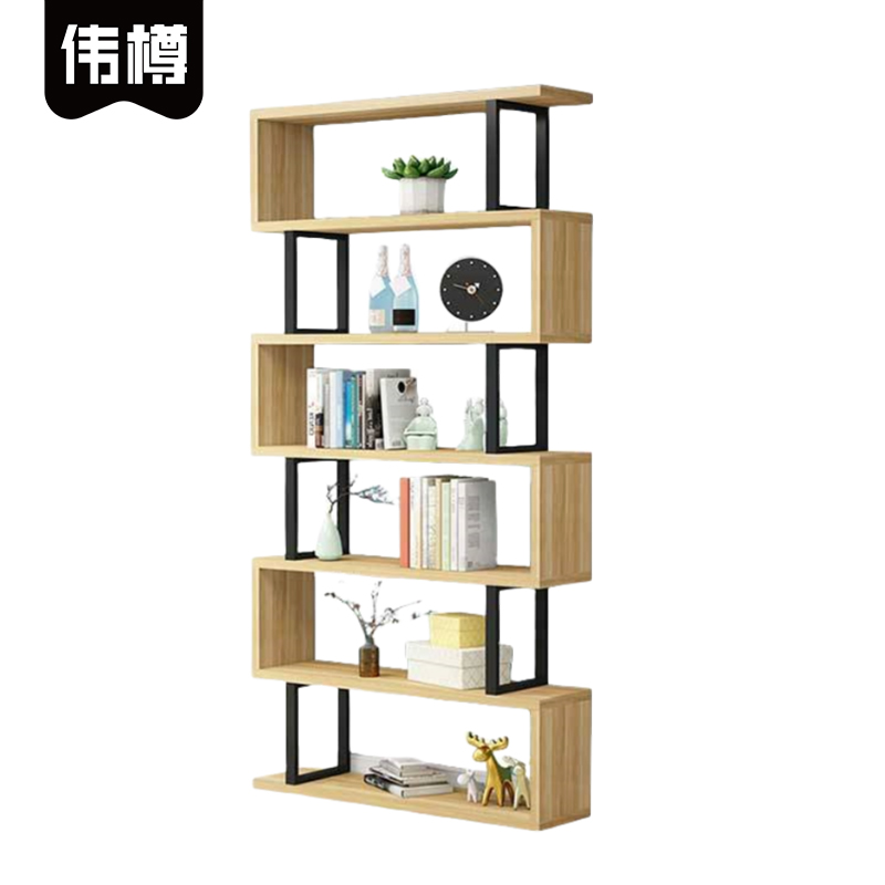 伟樽书架展示架六层120*30*225cm个