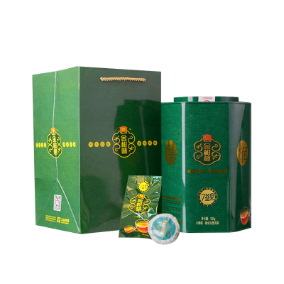 大益新会小青柑500克普洱熟茶罐装柑普茶7益果2021年-2024年随机