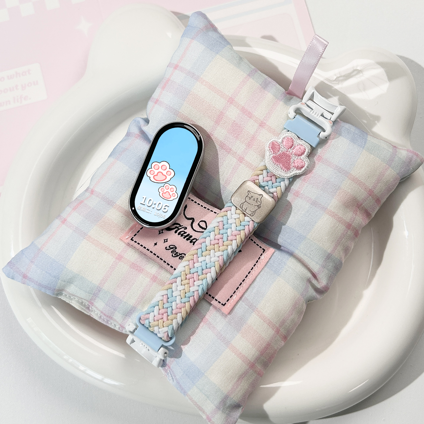 适用小天才电话手表表带Z10/Z9可爱挂脖Z11新款Z8Z7S保护套3139B