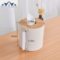 多功能纸巾盒抽纸客厅家用创意茶几餐巾卷纸筒简约北欧遥控器收纳 三维工匠收纳盒