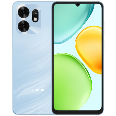 荣耀畅玩60A 5300mAh大电池 整机抗摔 大屏大音量 5G手机 6+128 碧空蓝