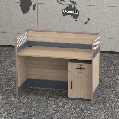 臻远GWD-007职员办公桌屏风桌组合员工位卡座电脑桌职员工位 单人位