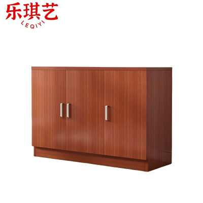 乐琪艺 餐边柜 柚木色 90*40*80cm 台