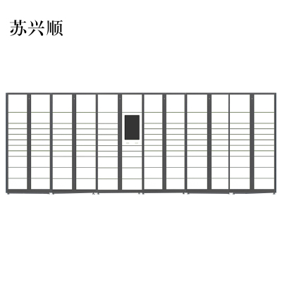 苏兴顺智能快递柜小区快递自提柜派件柜室外寄存柜信报箱储物柜一主五副127格