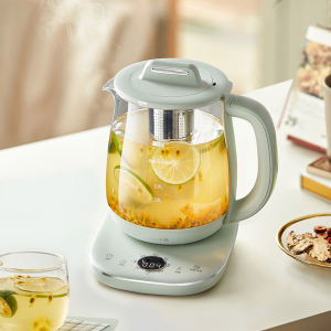 小熊(Bear)养生壶家用多功能玻璃花茶电热水壶办公室煮茶器防烧干断电保护