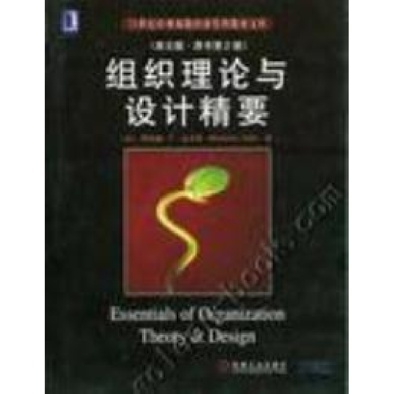 正版新书]组织理论与设计精要(英文版.原书第2版)Richard L.Daft