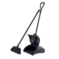 鲸轩 S103 户外带盖防风簸箕套装 (计价单位:套)黑色