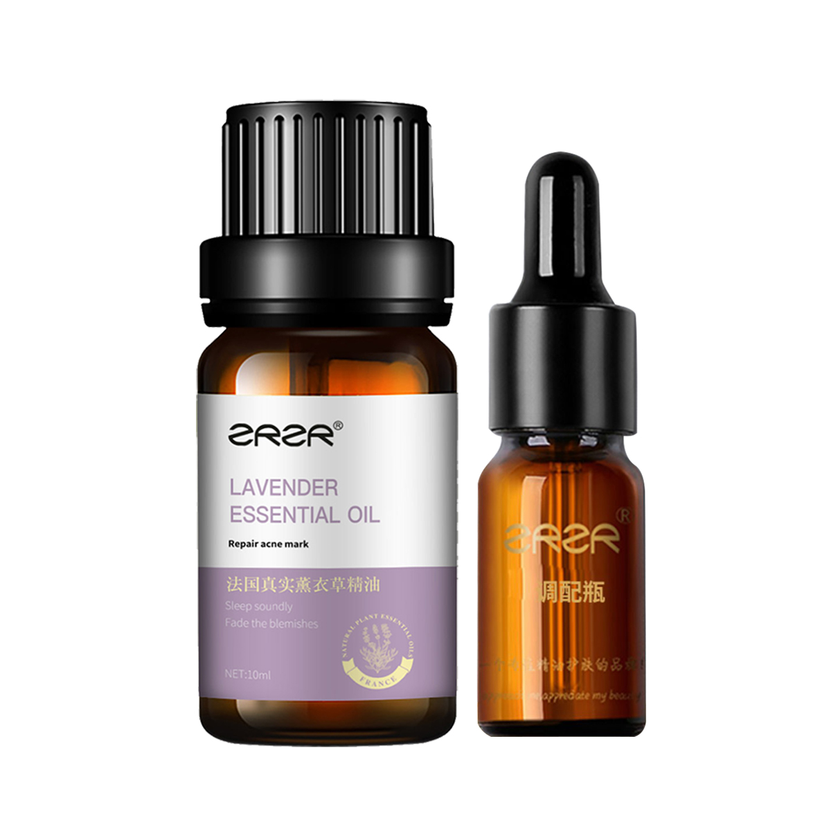ZRZR法国薰衣草单方精油10ml面部精油脸部护肤淡化痘印淡化痘疤养肤