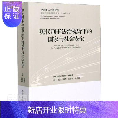 惠典正版现代刑事法治视野下的国家与社会法律9787565325977刑法中国文集普通大众