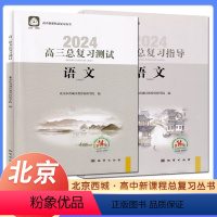 [第14版]语文 总复习指导+测试(2册) 高中三年级 [正版]2024新版北京高三总复习指导测试上下册高考总复习语文