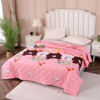 夏被夏凉被空调被夏季被子可机洗单人双人夏天凉被春秋薄被可机洗