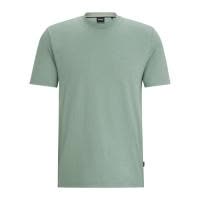 Hugo boss2024夏季男士T恤 舒适简约休闲logo印花圆领直下摆棉质短袖上衣