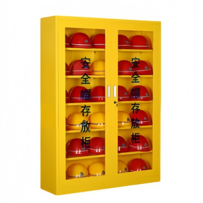 攸形安全帽摆放储存柜30位1200*360*1600mm台