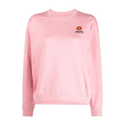 高田贤三(Kenzo)女运动卫衣女款棉质圆领套头长袖休闲潮牌徽标装