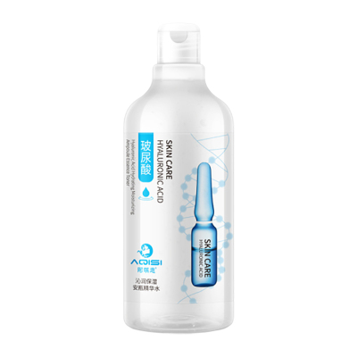 阿琪思(aqisi)玻尿酸安瓶精华水500ml面部沁润保湿紧致精华液补水保湿爽肤水修护安瓶原液