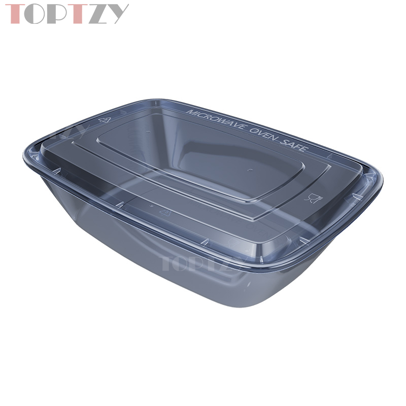toptzy TZ5071813 一次性餐盒方形外卖打包盒 50个