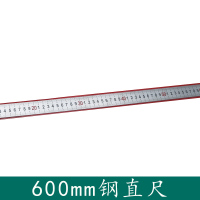 世联600mm钢直尺测量绘图高刻度尺子