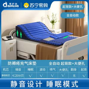 防褥疮气床垫医用充气垫卧床瘫痪病人全自动翻身起背老人护理床垫 全自动款起背+大便孔