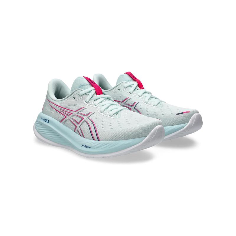 亚瑟士(ASICS)环保再生材料跑步鞋舒适缓震训练鞋女款低帮运动鞋