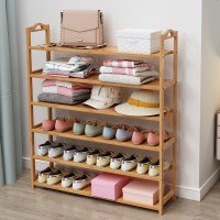 简易鞋架子多层家用实木小鞋柜经济型宿舍女省空间特价家里人