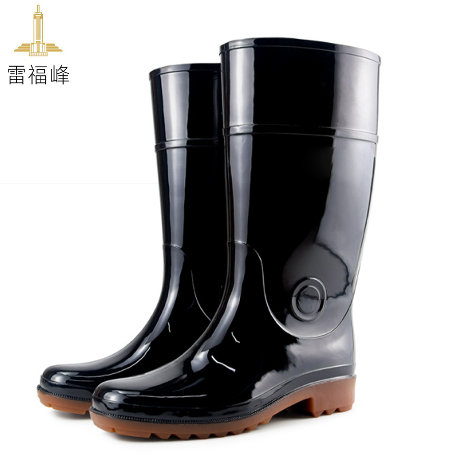 雷福峰 劳保胶靴牛筋底雨鞋男款42/双