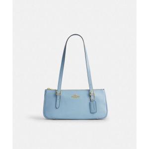 COACH新款女包灰色皮革Asher 多口袋设计单肩斜挎包 情人节礼物 Blue