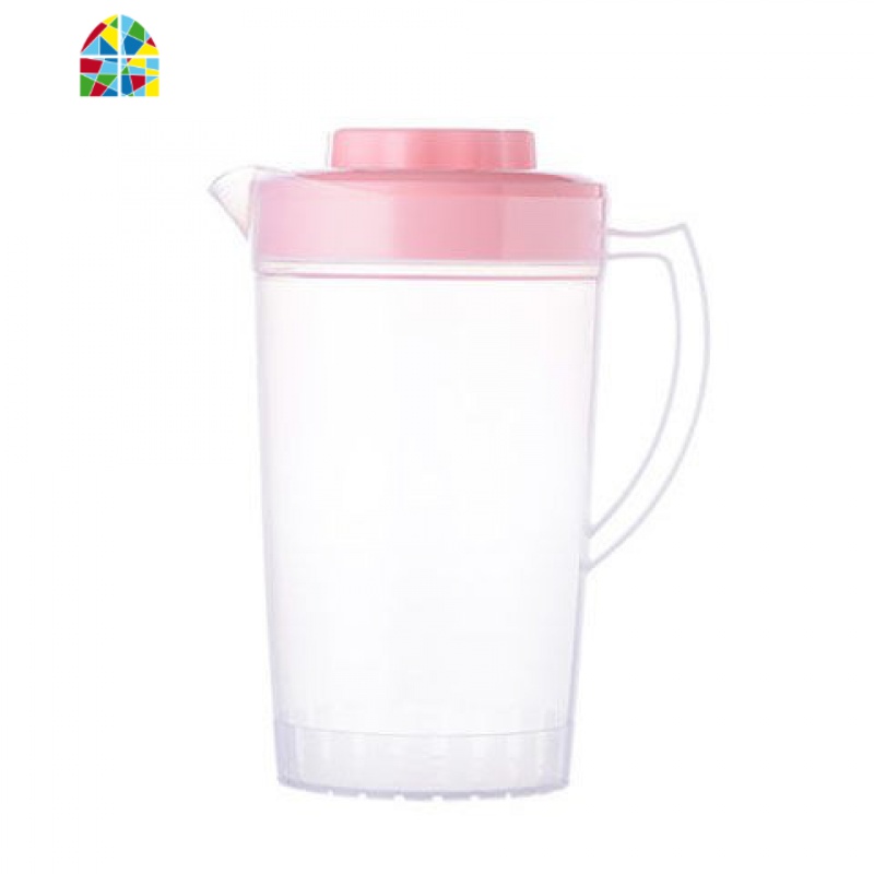 茶壶冷水壶凉水壶家用凉水杯壶塑料耐热高温大容量果汁壶凉杯 FENGHOU 北欧粉特大号+3杯