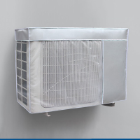 京城派 空调外机罩套防雨防晒室外挡雨格力挂式防尘罩防护保护罩空调外机保护套罩 开机不取2P(85*26*57cm)